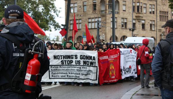 Antifa-Demo Heilbronn | 08.10.