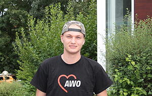 Ehrenamtlich dabei: Tizian Lumpp. Foto: Simon Gajer Ehrenamtlich dabei: Tizian Lumpp. Foto: Simon Gajer
