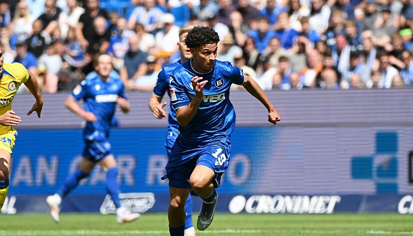 Louey Ben Farhat musste beim KSC zuletzt lange zuschauen. (Archivbild) Louey Ben Farhat musste beim KSC zuletzt lange zuschauen. (Archivbild)