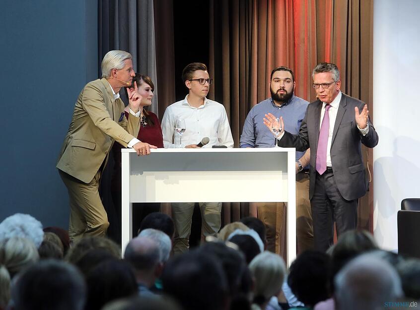 Stimme-Wahlcheck mit Thomas de Maizière | 29.8. Stimme-Wahlcheck mit Thomas de Maizière | 29.8.