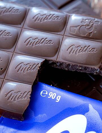 Einige Milka-Tafeln wiegen nur noch 90 statt 100 Gramm.
