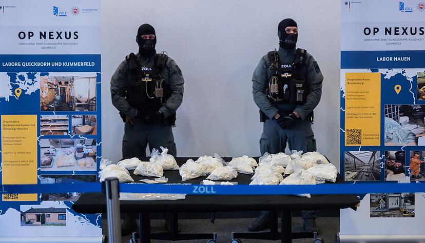 Im Rahmen internationaler Ermittlungen sind auch in Deutschland mehrere Drogenlabore entdeckt worden. Im Rahmen internationaler Ermittlungen sind auch in Deutschland mehrere Drogenlabore entdeckt worden.