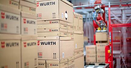 Blick in die Logistik von Würth: Manches Kundenlager ist allerdings noch gut gefüllt. Die Nachfrage lässt in einigen Bereichen zu wünschen übrig.
Foto: Andreas Lechner Blick in die Logistik von Würth: Manches Kundenlager ist allerdings noch gut gefüllt. Die Nachfrage lässt in einigen Bereichen zu wünschen übrig.
Foto: Andreas Lechner