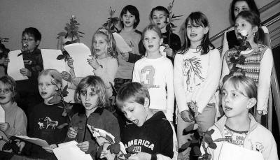 Kleine Kinder haben großen Autritt