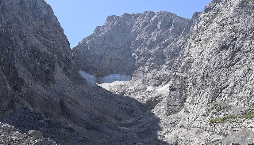 Auch der Blaueisgletscher hat den Prognosen nach nur noch wenige Jahre.