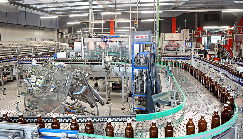 F&uuml;r drei Millionen Euro hat Palmbr&auml;u die Eppinger Brauerei modernisiert.