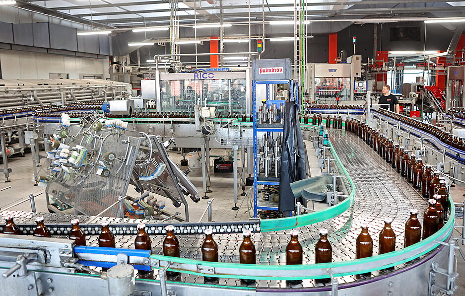 F&uuml;r drei Millionen Euro hat Palmbr&auml;u die Eppinger Brauerei modernisiert.