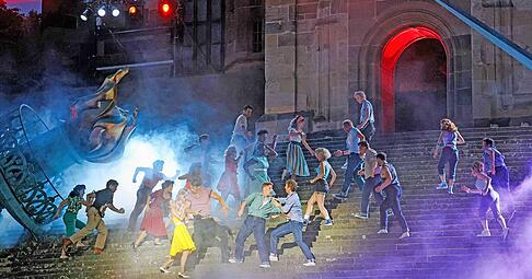 Publikumsrenner in der Spielzeit 2025: Das Musical „West Side Story“ sahen auf der Großen Treppe 31 750 Zuschauerinnen und Zuschauer.
