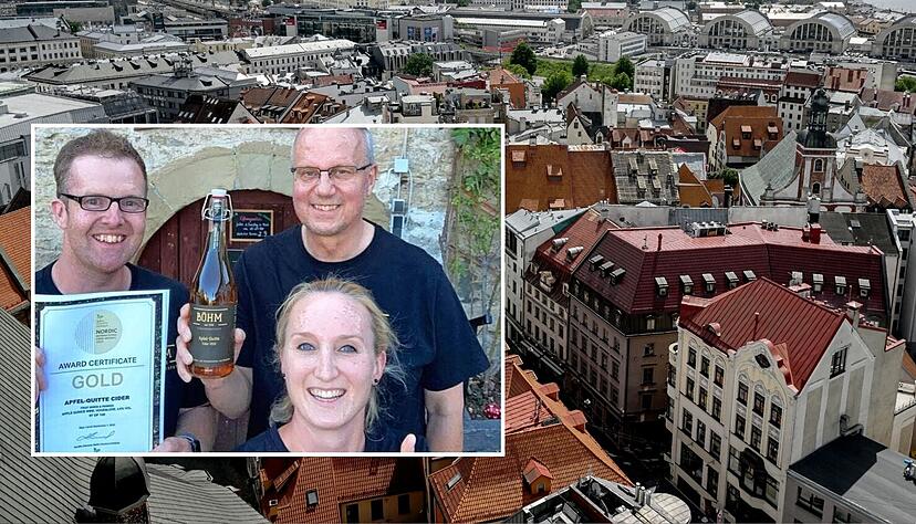 In Riga in Lettland wurde der "Nordic International Cider Awards" durch den lettischen Landwirtschaftsminister an die  Cider-Werkstatt B&ouml;hm verliehen.