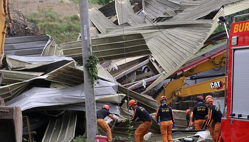 Anhaltende Regenf&auml;lle machten den M&uuml;llberg nach Angaben der Stadtverwaltung instabil.