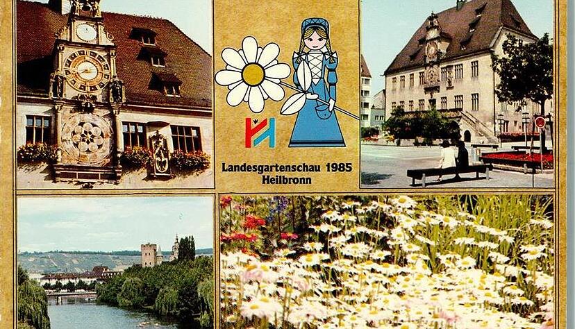 Postkarte zur Landesgartenschau 1986 Postkarte zur Landesgartenschau 1986