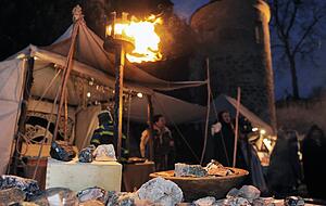Mittelaltermarkt auf der Burg Stettenfels. Foto: Archiv/ Dennis Mugler
