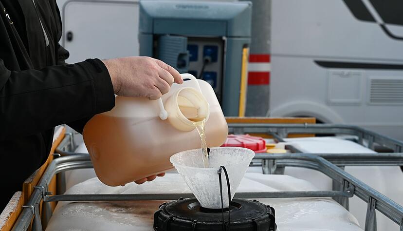 Mit jedem Sp&uuml;lgang wird der Beton fester.