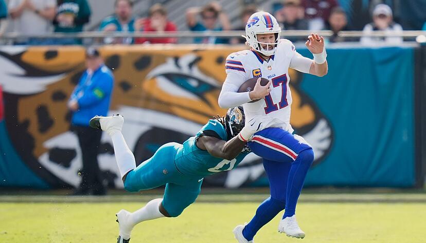 Josh Allen f&uuml;hrte die Bills zum ersten Ausw&auml;rtssieg in den Playoffs seit 1992.