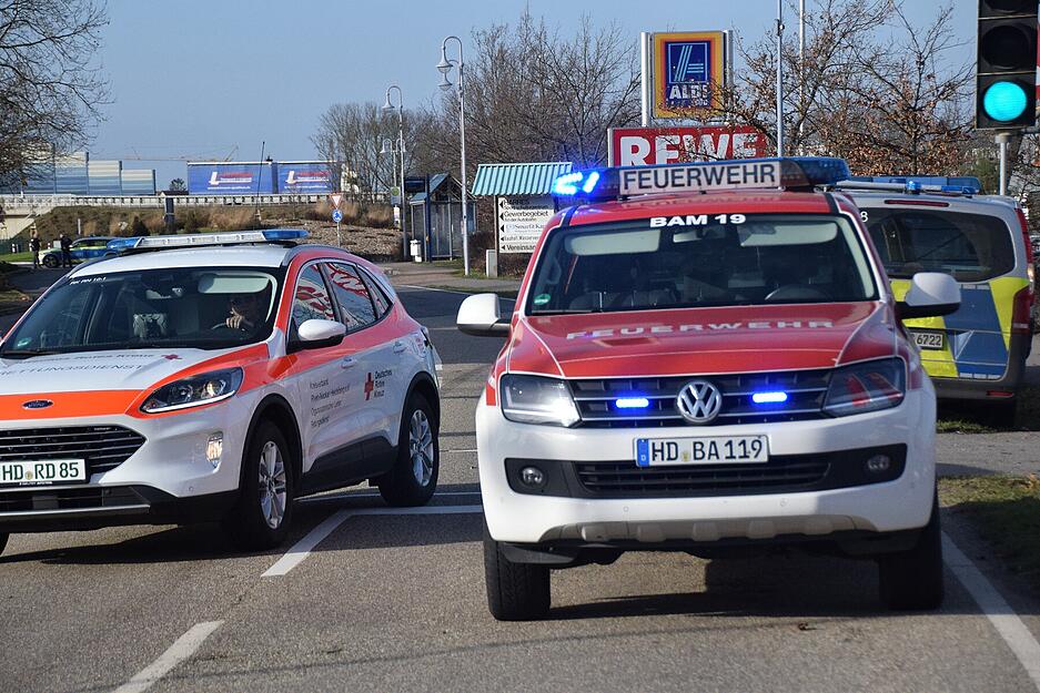 Die Rettungskräfte waren mit einem Großaufgebot vor Ort.