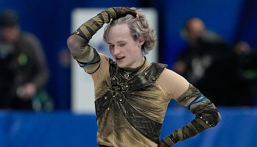 Ilia Malinin konnte nicht zufrieden sein mit seinem ersten Auftritt bei den Winterspielen.