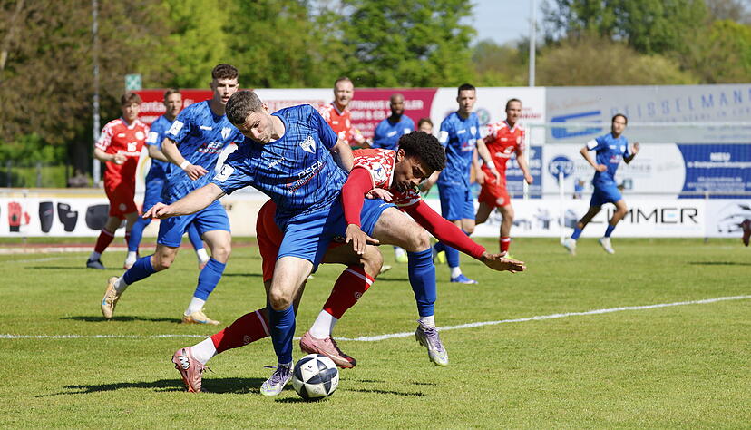 Der SGV Freiberg um Jacob Engel wurde zum vierten Mal nacheinander in der Regionalliga S&uuml;dwest unsanft ausgebremst.
