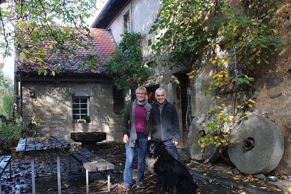 Hinrich Z&uuml;rn und seine Frau Britta wohnen in einer ehemaligen M&uuml;hle bei Gemmingen.