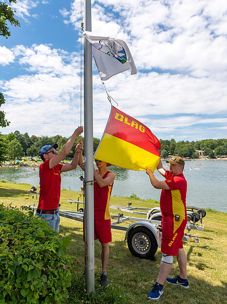 DLRG am Breitenauer See