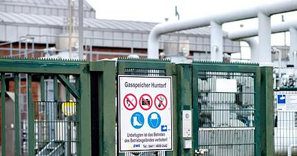 Gasspeicher gleichen Schwankungen beim Gasverbrauch aus. Der F&uuml;llstand h&auml;ngt von der Jahreszeit ab.