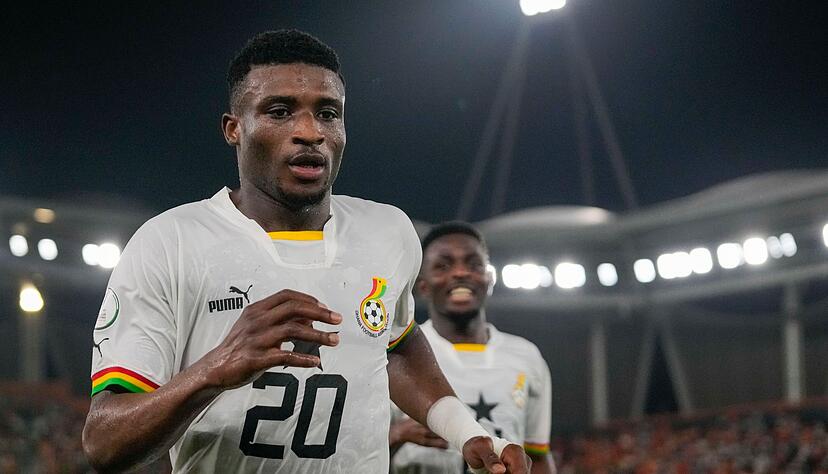 Tottenham-Star Mohammed Kudus hat mit Ghana den Sprung zur WM geschafft. (Archivbild)