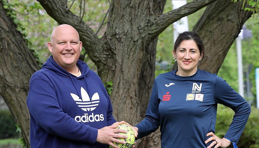 Gerhard Husers (links) und Tanja Logvin Gerhard Husers (links) und Tanja Logvin