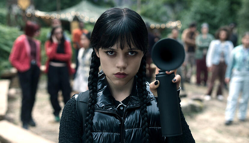 Die Erfolgsserie "Wednesday" mit Jenna Ortega geht im August in die zweite Staffel bei Netflix.