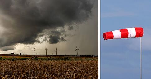 Der Deutsche Wetterdienst warnt vor Sturm in Teilen Baden-Württembergs