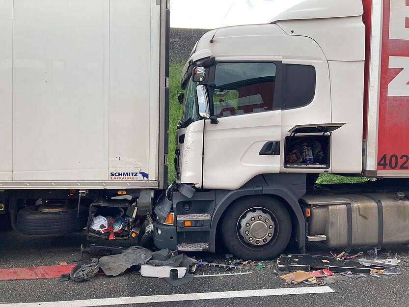 A6-Unfall bei Kirchhausen