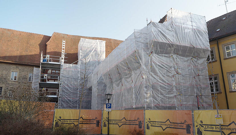 Das Alte Spital in Bad Wimpfen wird derzeit restauriert.