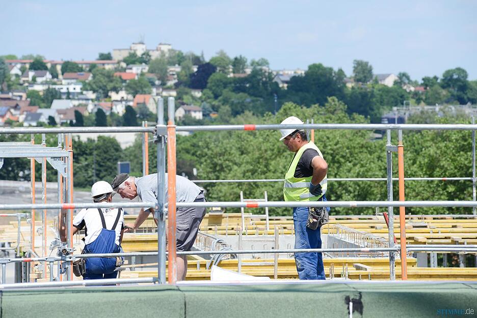 Baufortschritt auf Buga-Gelände Baufortschritt auf Buga-Gelände