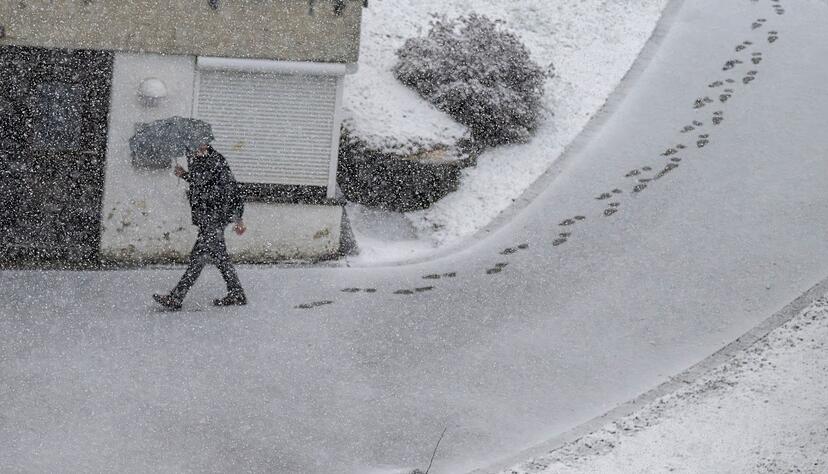 Im Allgäu kam es am Anfang der Woche zu Schneefällen.