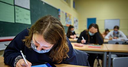 Wann beginnt wieder der Präsenzunterricht für weitere Schüler? Kultusministerin Eisenmann fordert weitere Schritte in der kommenden Woche.
Foto: dpa
