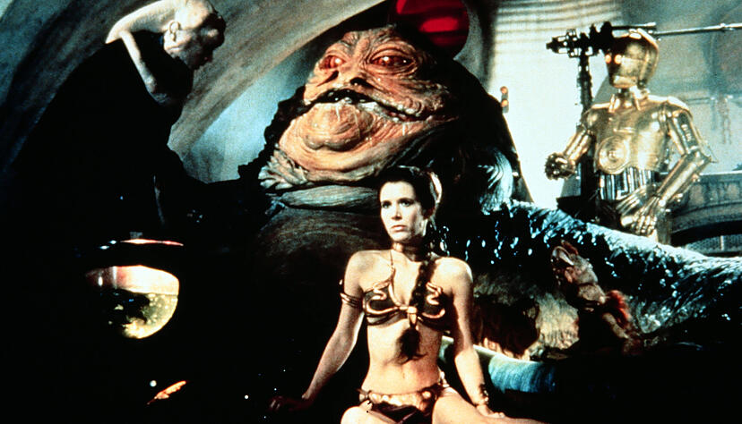 In der Star-Wars-Episode "Die Rückkehr der Jediritter" trägt Carrie Fisher als Prinzessin Leia den Bikini, den das Bikiniartmuseum in Bonfeld für 175.000 Dollar ersteigert hat. In der Star-Wars-Episode "Die Rückkehr der Jediritter" trägt Carrie Fisher als Prinzessin Leia den Bikini, den das Bikiniartmuseum in Bonfeld für 175.000 Dollar ersteigert hat.