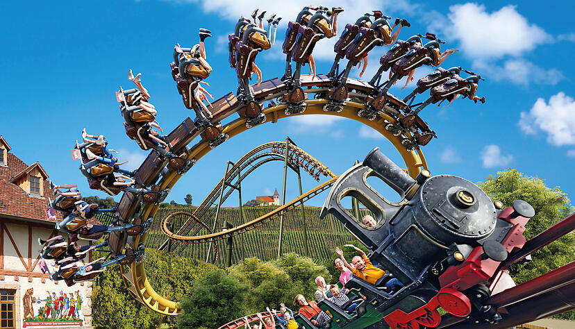 P&uuml;nktlich am 2. April 2022 startet der Erlebnispark Tripsdrill in die neue Saison. Mit &uuml;ber 100 Attraktionen f&uuml;r die ganze Familie ist ein erlebnisreicher Aufenthalt garantiert. Foto: privat