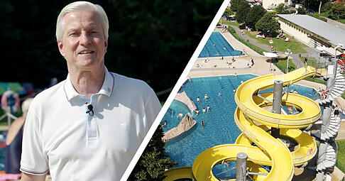 Stimme-Chefredakteur Uwe Ralf Heer hat sich diesmal im Öhringer Freibad H2Ö umgesehen.