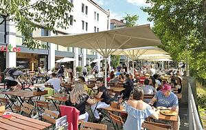 Das leichte und urbane Gesicht zeigt sich an der Neckarmeile. Foto: Archiv/Mugler Das leichte und urbane Gesicht zeigt sich an der Neckarmeile. Foto: Archiv/Mugler