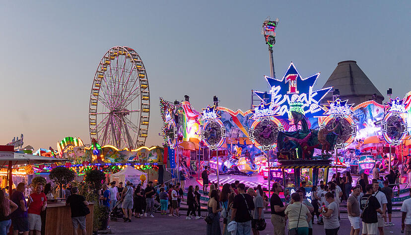 Eröffnungswochenende des Heilbronner Volksfestes mit Fassanstich