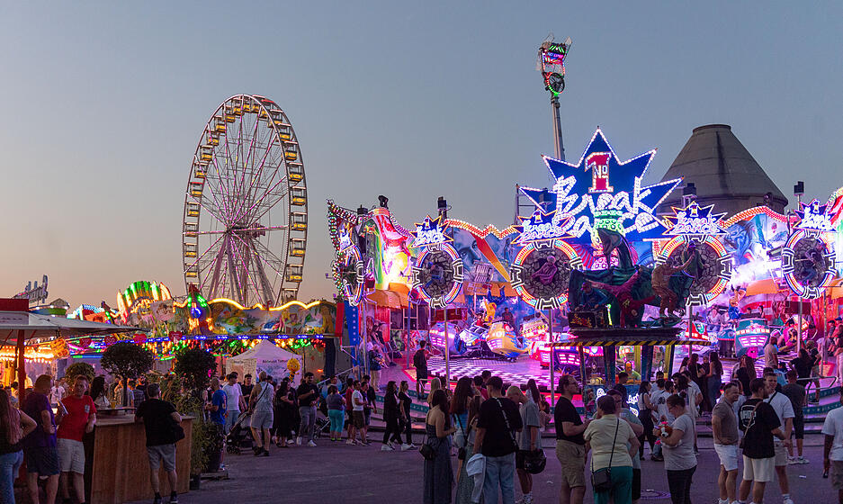 Eröffnungswochenende des Heilbronner Volksfestes mit Fassanstich