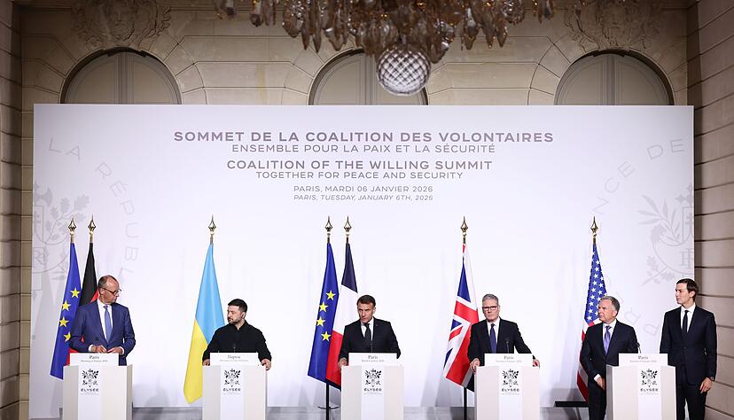 Die westlichen Partnerl&auml;nder wollen der Ukraine Sicherheitsgarantien geben.