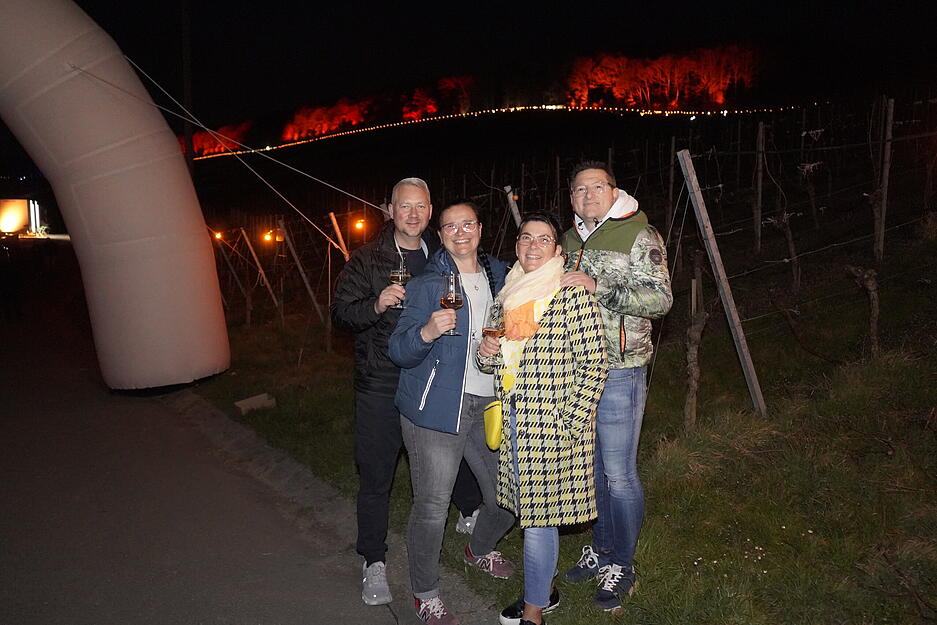 Der zweite Abend beim Rebenglühen in Bretzfeld.