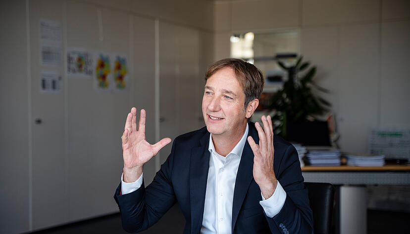 Mike Kammann ist seit Januar 2024 Vorstandsvorsitzender der Bausparkasse Schw&auml;bisch Hall.