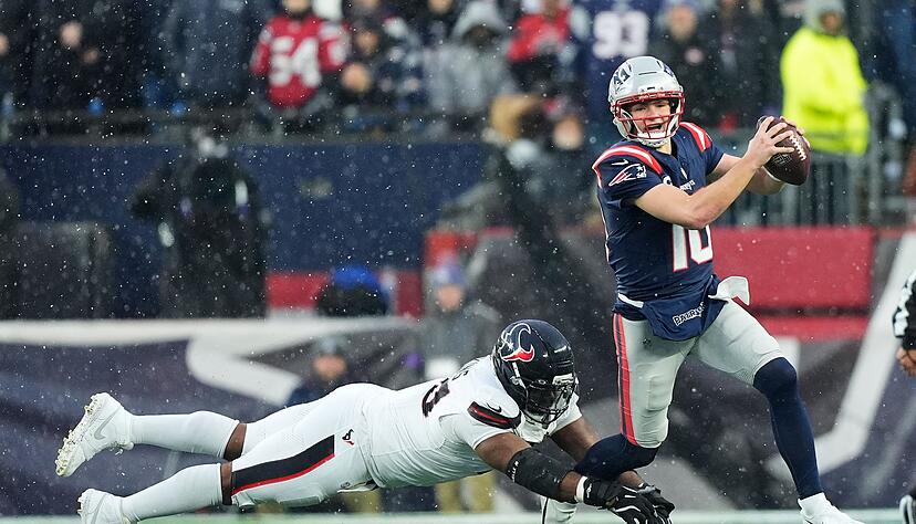 Drake Maye hat die Patriots als erster Quarterback seit Tom Brady ins Conference-Final gef&uuml;hrt.