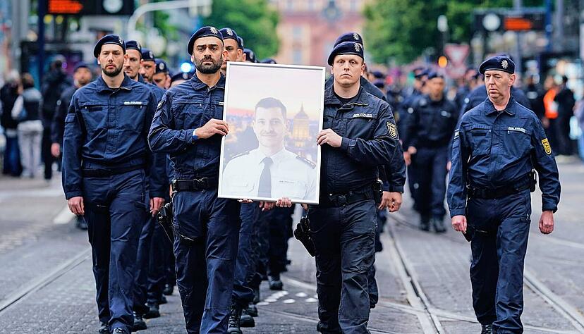 Die Mannheimer Polizei hat immer noch mit dem Tod von Rouven Laur zu kämpfen.