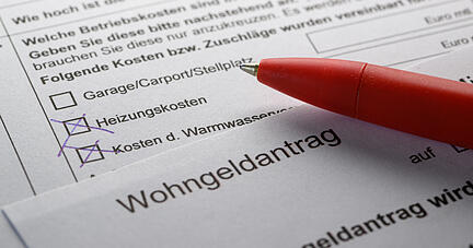 Kommunen verzeichnen einen Ansturm auf Wohngeld. Kommunen verzeichnen einen Ansturm auf Wohngeld.