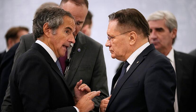 IAEA-Direktor Grossi warnte nach dem Gespr&auml;ch mit dem Chef der russischen Atombeh&ouml;rde Lichatschow vor der Gefahr steigender Angriffe auf das AKW Saporischschja.