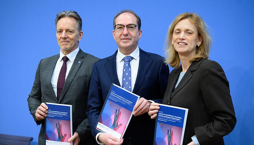 In einem Punkt waren sich Bundesinnenminister Alexander Dobrindt (CSU), Bundesfamilienministerin Karin Prien (CDU) und BKA-Pr&auml;sident Holger M&uuml;nch einig: Die Anzeigequote bei Gewalt durch Partner ist zu niedrig.