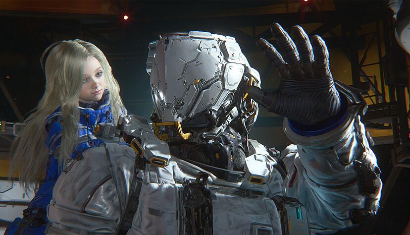 Tolles Team im All: Diana und Hugh.