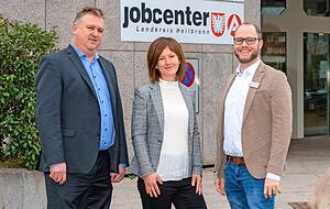 Sie und ihr Team haben mehr zu tun denn je: Marco Krebs (links), Juliane Augustinus und Robert Wörner vom Jobcenter des Landkreises Heilbronn. Sie und ihr Team haben mehr zu tun denn je: Marco Krebs (links), Juliane Augustinus und Robert Wörner vom Jobcenter des Landkreises Heilbronn.