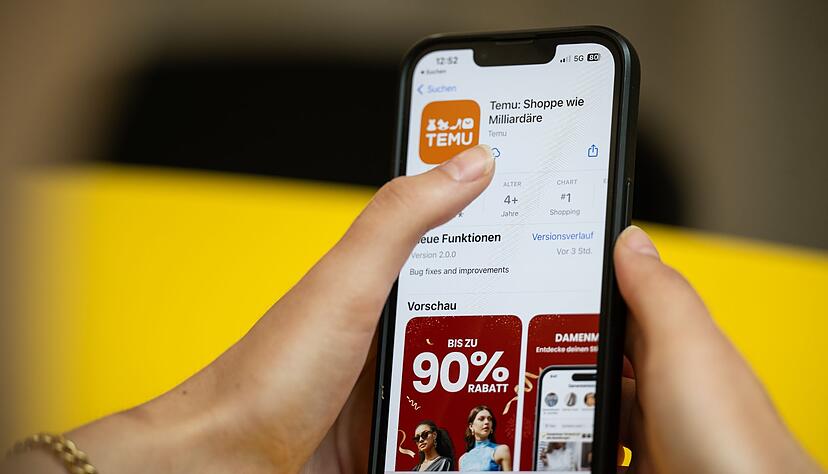 Die Shopping-App Temu ist umstritten. Die Shopping-App Temu ist umstritten.